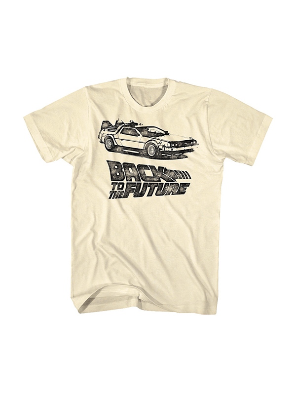 Cooles Herren-Kurzarm-T-Shirt mit Rennwagen-Print-1