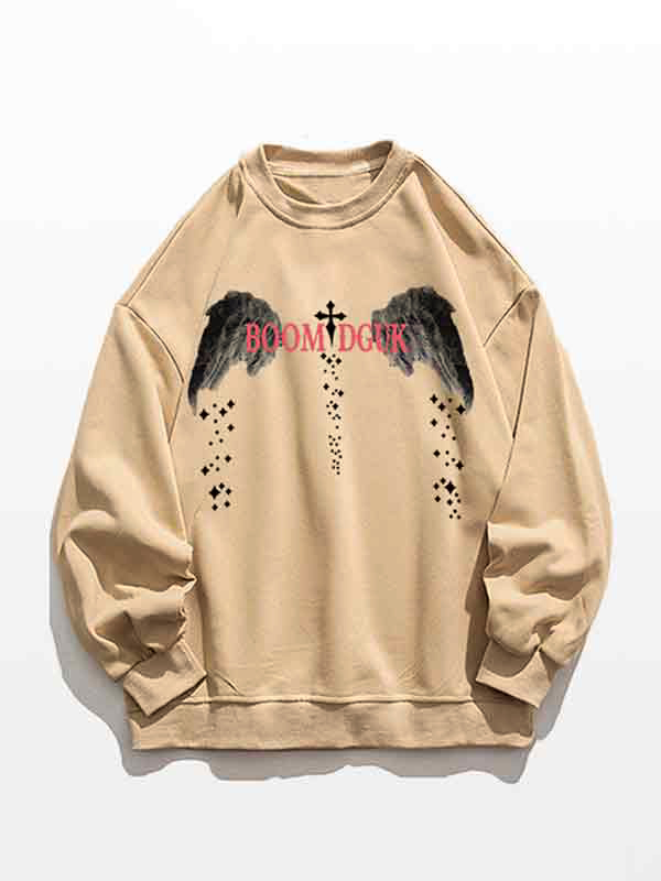 Herren-Sweatshirt mit Street Wing-Print-2